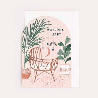 Sister Paper Co | Welcome Baby Card
