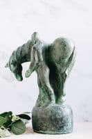 Sophie Howard Sculpture | Bronze Resin Friends Horse Sculpture | Equestrian Sculpture