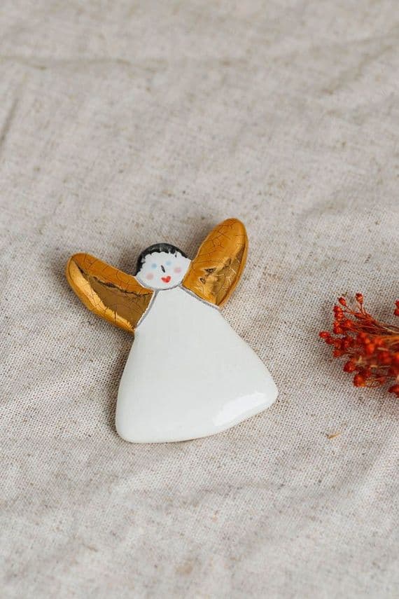 Sophie Smith Ceramics | Christmas Angel Decoration | Handmade Christmas Decorations | High Wycombe