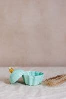 Sophie Smith Ceramics | Apple Cupcake Trinket Pot with Gold Lustre | Trinket Box | High Wycombe