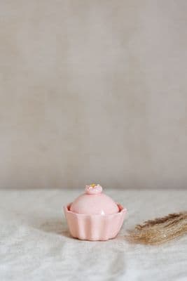 Sophie Smith | Cupcake Trinket Pot | Pink Star