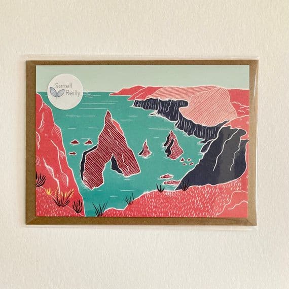 Sorrell Reilly Artist | Nohoval Cove County Cork Card | Ireland