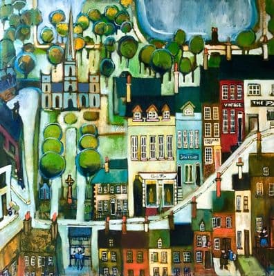 Steven Hunsdale | Morning Village Print