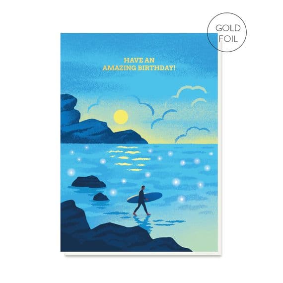 Stormy Knight Cards | Amazing Birthday Surfer Card | Surfing Birthday Cards