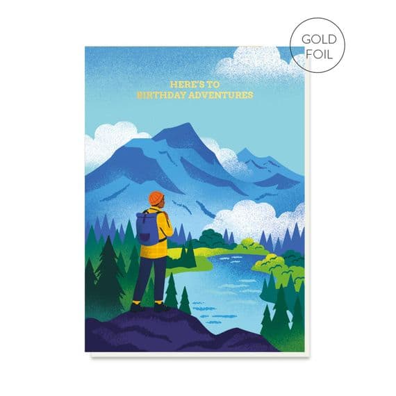 Stormy Knight Cards | Birthday Adventures Card | Mountain Adventure Birthday Cards