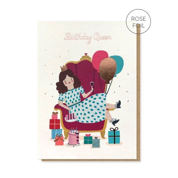 Stormy Knight Cards | Birthday Queen Card | Birthday Cards for Women