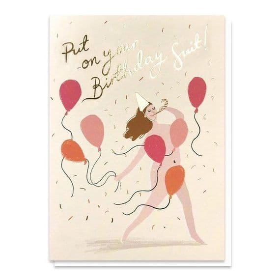 Stormy Knight Cards | Put on Your Birthday Suit Card | Birthday Cards