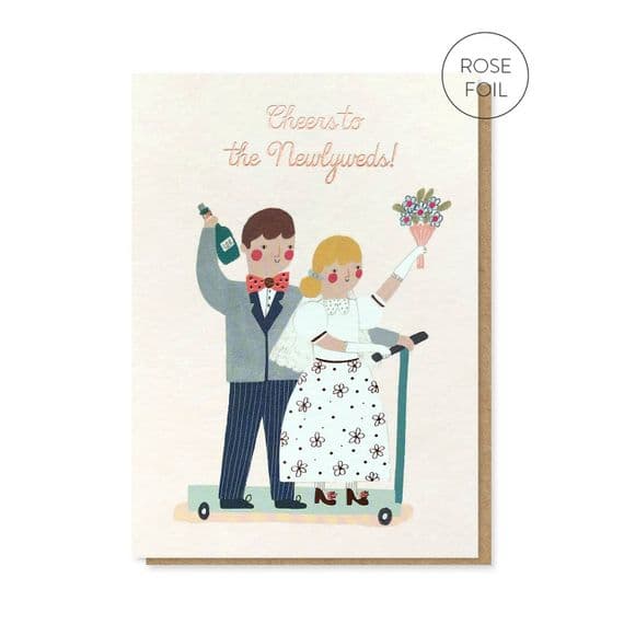 Stormy Knight Cards | Cheers to the Newlyweds Card | Wedding Cards