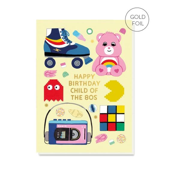 Stormy Knight Cards | Happy Birthday Child of the 80s Card | 1980s Birthday Cards