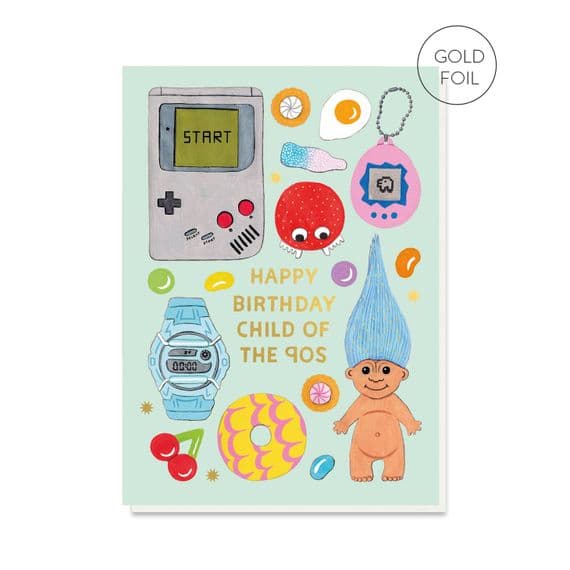 Stormy Knight Cards | Happy Birthday Child of the 90s Card | 1990s Birthday Cards