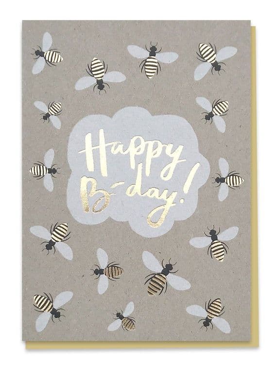 Stormy Knight Cards | Happy B-Day! Bees Birthday Card | Birthday Cards
