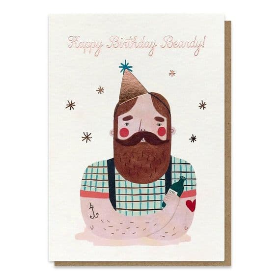 Stormy Knight Cards | Happy Birthday Beardy Card | Birthday Cards