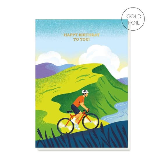 Stormy Knight Cards | Happy Birthday To You Cycling Card | Cycling Birthday Cards