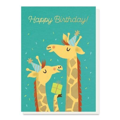 Stormy Knight | Happy Birthday Giraffe Card