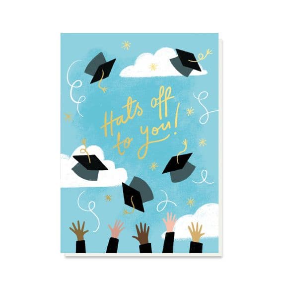 Stormy Knight Cards | Hats Off To You Graduation Card | Graduation Cards