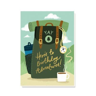 Stormy Knight | Here's to Birthday Adventures Card