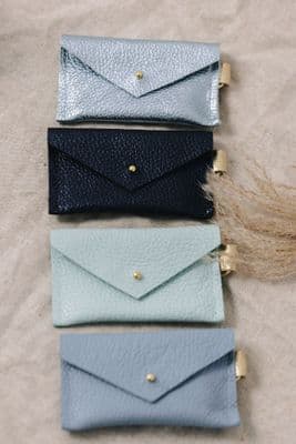 Studio Lowen | Blue Leather Keyring Card Purses