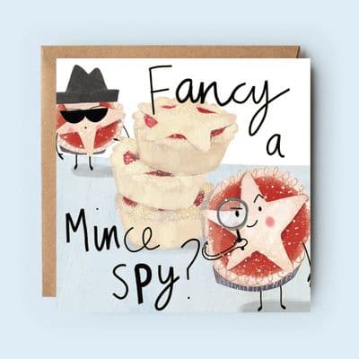 Susanna Banks | Fancy a Mince Spy? Christmas Card