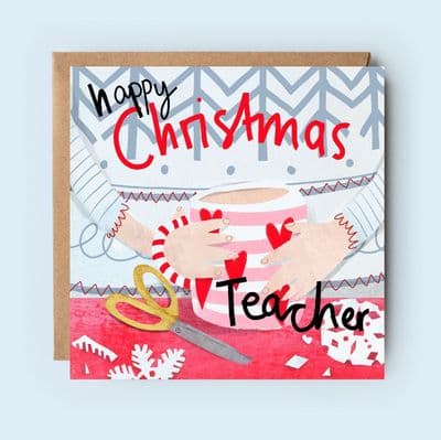 Susanna Banks | Happy Christmas Teacher Card