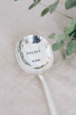 Tessa Curry | Souper Man Soup Spoon
