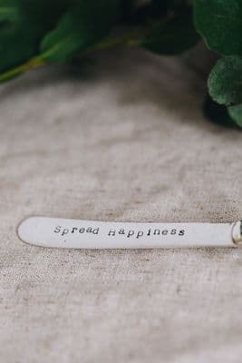Tessa Curry | Spread Happiness Butter Knife