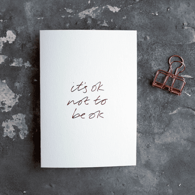 Text From a Friend | OK Not To Be OK Card