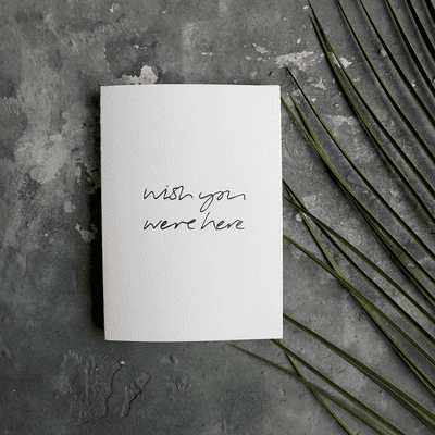 Text from a Friend | Wish You Were Here Card