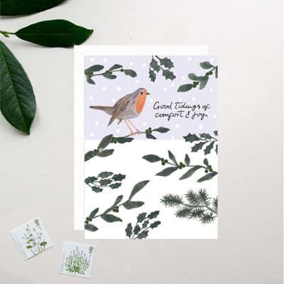 The Hidden Pearl Studio | Good Tidings Christmas Card