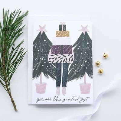 The Hidden Pearl Studio | Greatest Gift Christmas Card