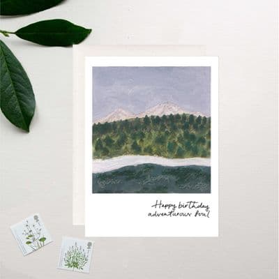 The Hidden Pearl Studio | Happy Birthday Adventurous Soul Card