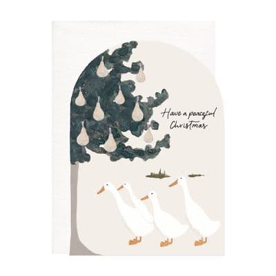 The Hidden Pearl Studio | Have a Peaceful Christmas Card