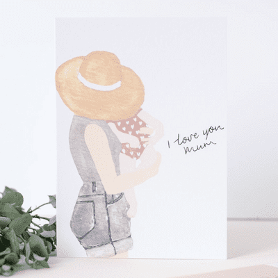 The Hidden Pearl Studio | I Love You Mum Card