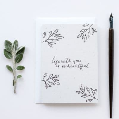 The Hidden Pearl Studio | Life with You Card