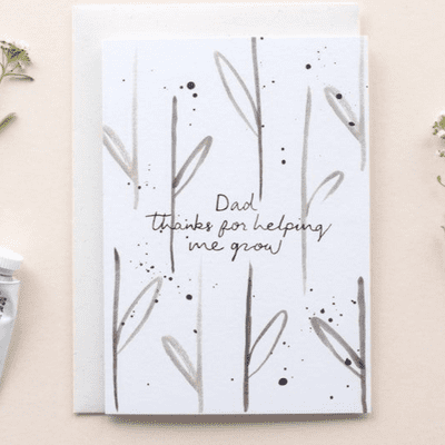 The Hidden Pearl Studio | Thanks Dad Card