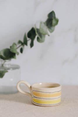 Thomas Powell Ceramic Coffee Cup | Yellow