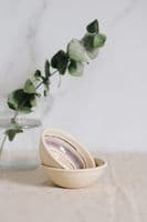Thomas Powell Pottery | Handmade Ceramic Dip Dish / Bowl in Lilac & Pink