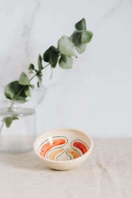 Thomas Powell Ceramic Dip Dish | Red