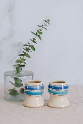 Thomas Powell Ceramic Egg Cup | Blue