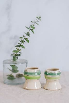Thomas Powell Ceramic Egg Cup | Green
