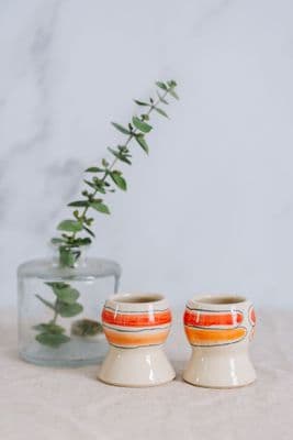 Thomas Powell Ceramic Egg Cup | Red