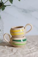 Thomas Powell Pottery | Handmade Ceramic Espresso Cup in Yellow