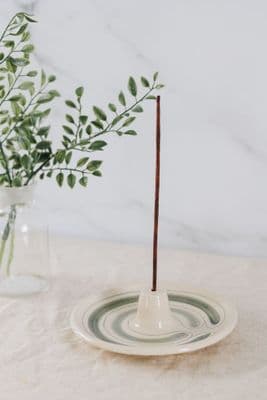 Thomas Powell Ceramic Incense Holder | Grey