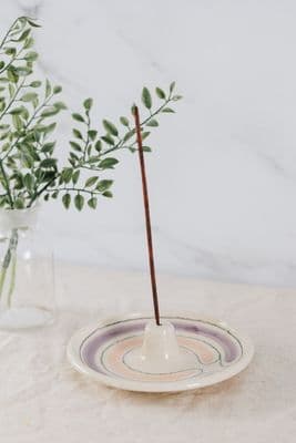 Thomas Powell Ceramic Incense Holder | Lilac
