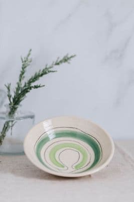 Thomas Powell Ceramic Medium Bowl | Green