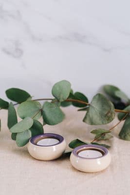 Thomas Powell Ceramic Tea Light Holder | Lilac