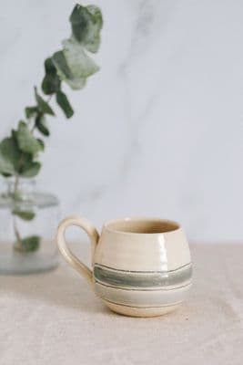 Thomas Powell Curved Ceramic Mug | Grey