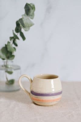 Thomas Powell Curved Ceramic Mug | Lilac