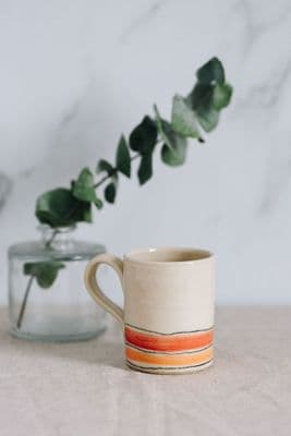 Thomas Powell Straight Ceramic Mug | Red