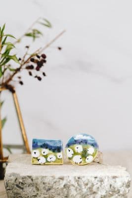 Trevor Woods | Ceramic Sheep Brooch