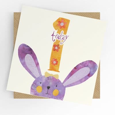 Under the Willow Tree | 1 Today Bunny Card